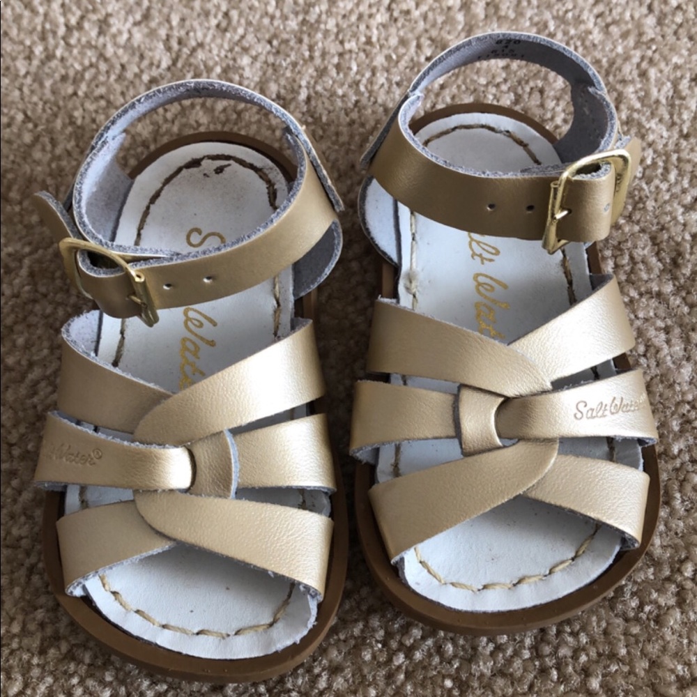 Gold SaltWater Sandals